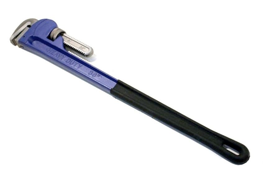 Generico CHIAVE GIRATUBI GIRA TUBI MODELLO AMERICANO DA 36" - 770 mm IN ACCIAIO FORGIATO