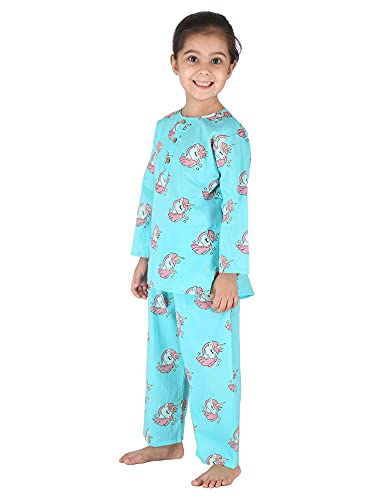 Image of Cotton Night Suit for Boys & Girls | Kids Pajama Set | Baby Girls Top-Pant Set | Kids Dress
