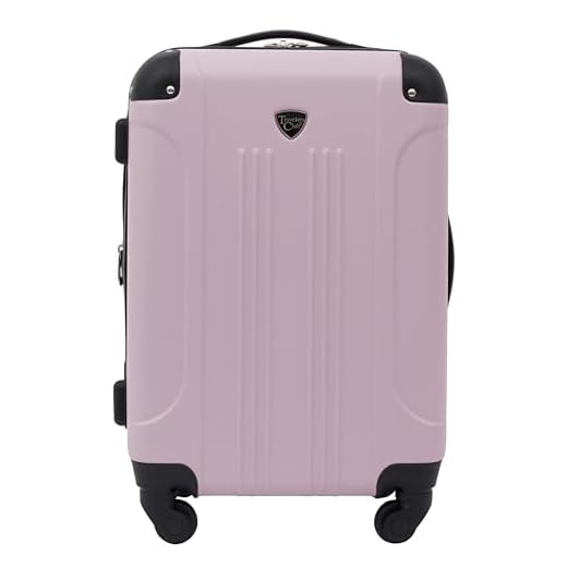 Chicago Expandable Spinner Luggage in Lilac