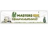 Masters Party Decorations Golf Banner Flag 2 X 8 Ft, Funny Masters Flags for Indoor Outdoor Wall House Yard,Golf Party Decorations