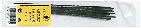 Typhoon Double Tooth Fretsaw Blade for Wood, Size 3, Pack of 12