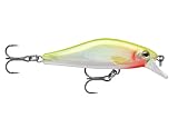 Rapala Shadow Rap Solid Shad 5cm 5,5g - Wobbler, Farbe:Silver Fluorescent Charteuse