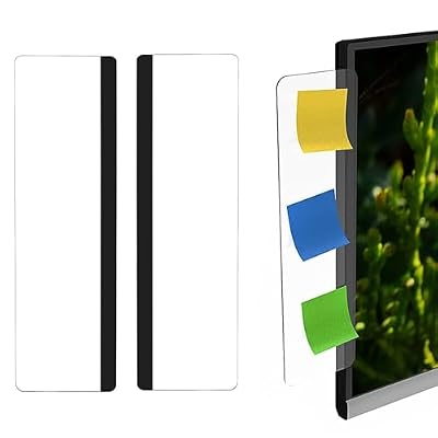 YUBBYSTU Tablero de notas acrílico para monitor de computadora, tablero de mensajes de acrílico para monitor de computadora, soporte de notas adhesivas (izquierda) (derecha) | Ya disponible en tu tienda friki favorita! En mundofriki.es!