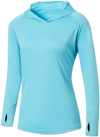 Willit Women's UPF 50+ Sun Protection Hoodie SPF Shirt Long Sleeve Hiking Fishing Outdoor Shirt Lightweight Hoodie
