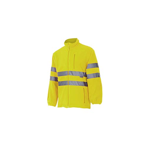 Velilla 181 Chaqueta Polar Alta Visibilidad, Color Amarillo Flúor, Talla L