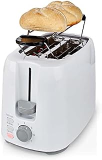 Ex-Pro 2 Slice Toaster, Extra-Wide Slot with Bun Warming Rack, with 7 Variable Browning Settings, Defrost, Reheat and Cancel Functions, Removable Crumb Tray, 750W