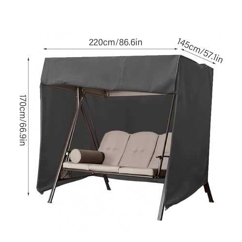 Funda impermeable para columpio de 3 plazas con protección UV 6