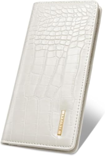 Image of Wallet Women Bifold Faux Crocodile Leather Slim Thin Long Wallets