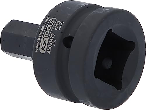 KS TOOLS 450.0477 1" Impact bit socket for hexagon screws 19mm - Image 2