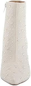 Blue by Betsey Johnson SB Diva enkellaars voor dames, Parel, 6.5, 39.5 EU