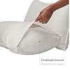 BIOWEAVES 100% Organic Washed Cotton Percale Weave Duvet Cover Queen Set | GOTS Certified Full/Queen Duvet Cover & 2 Pillow Shams – 88x92 inches, Marshmallow #5