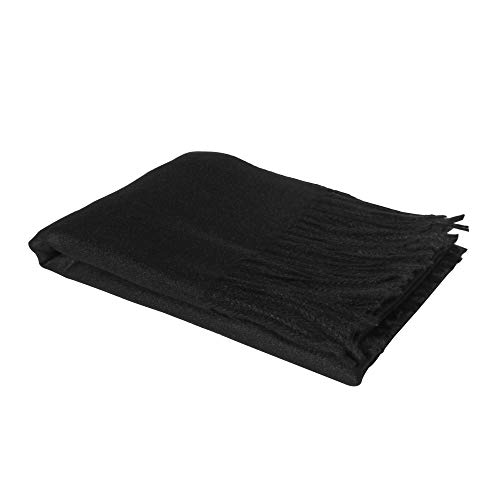100% Cashmere Scarf - Gift Boxed, Premium Quality, Limited Available (Black)