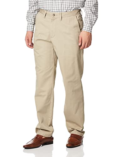 Nautica Mens Nautica Men's Classic Fit Twill Pants, True Khaki, 34W X 32L Us #TOP1