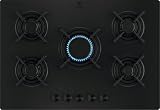 KGG753723L - Piano Cottura 5 Fuochi Gas 75 cm in Vetro Nero