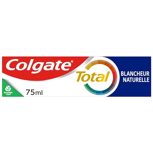 COLGATE - Total Blancheur Natural - Whitening Toothpaste - Teeth and Gum Protection - 75 ml