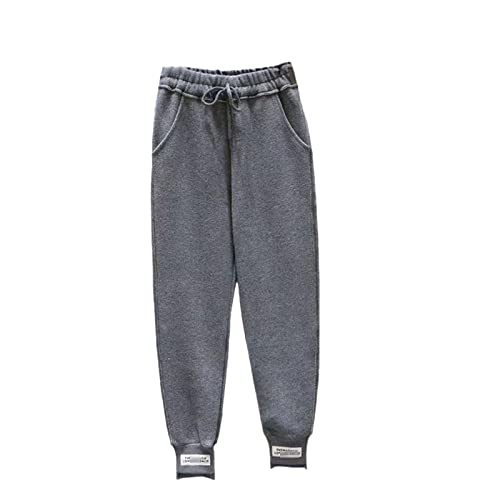 Pantalon de survêtement femme polaire épaisse taille haute vêtement chaud