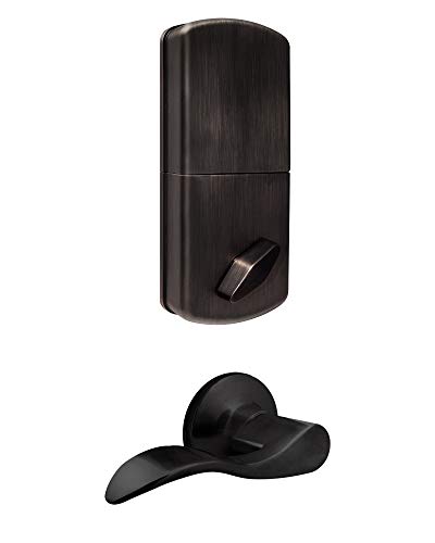 Milocks Xfl-02Ob Digital Deadbolt Door Lock And Passage Lever Handle Combo With Keyless Entry Via Remote Control And Keypad Code For Exterior Doors, Oil Rubbed Bronze #TOP2
