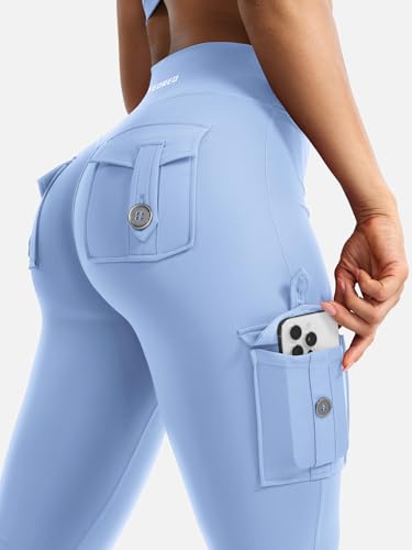 Image of YEOREO CoreFlex Women Workout Flare Leggings