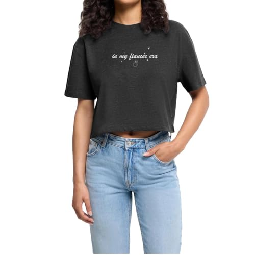 Cadeau EVJF originale future mariée crop top bio oversize