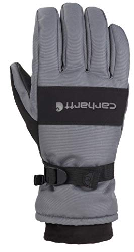 Carhartt Men's Wp Waterproof Insulated Glove, Dark Grey/Black, Medium #TOP2