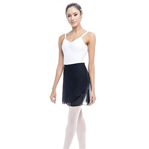 Saia Ballet Só Dança Transpassada Crepe Adulto
