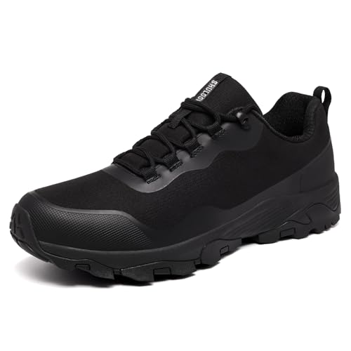 Image of SHULOOK Men's Waterproof Hiking Shoes Lightweight Breathable Non-Slip Trail Trekking Outdoor Shoes