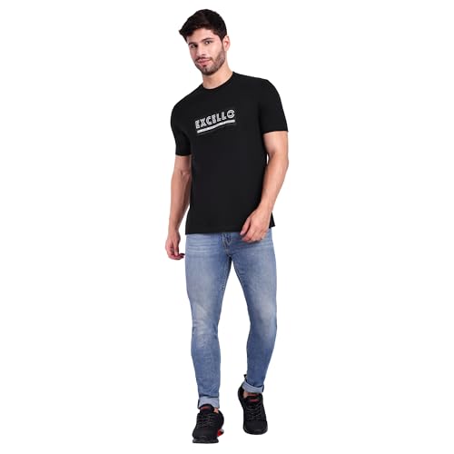 Image of EXCELLO Men's 100% Pure Cotton T-Shirt || Super Soft, Breathable, Premium Material.