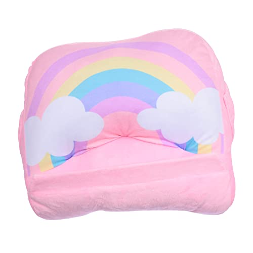 MERRYHAPY 1 Stück Tablet Kissenhalter Rosa Regenbogen