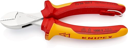 Alicate KNIPEX X-Cut cromado con fundas multicomponente de alta resistencia 2
