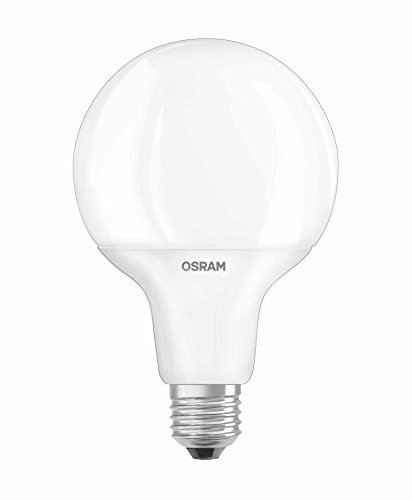OSRAM LED STAR Ampoule LED, Globe, Culot E27, 9W Equivalent 60W, 220-240V, dépolie, Blanc Chaud 2700K, Lot de 1 pièce