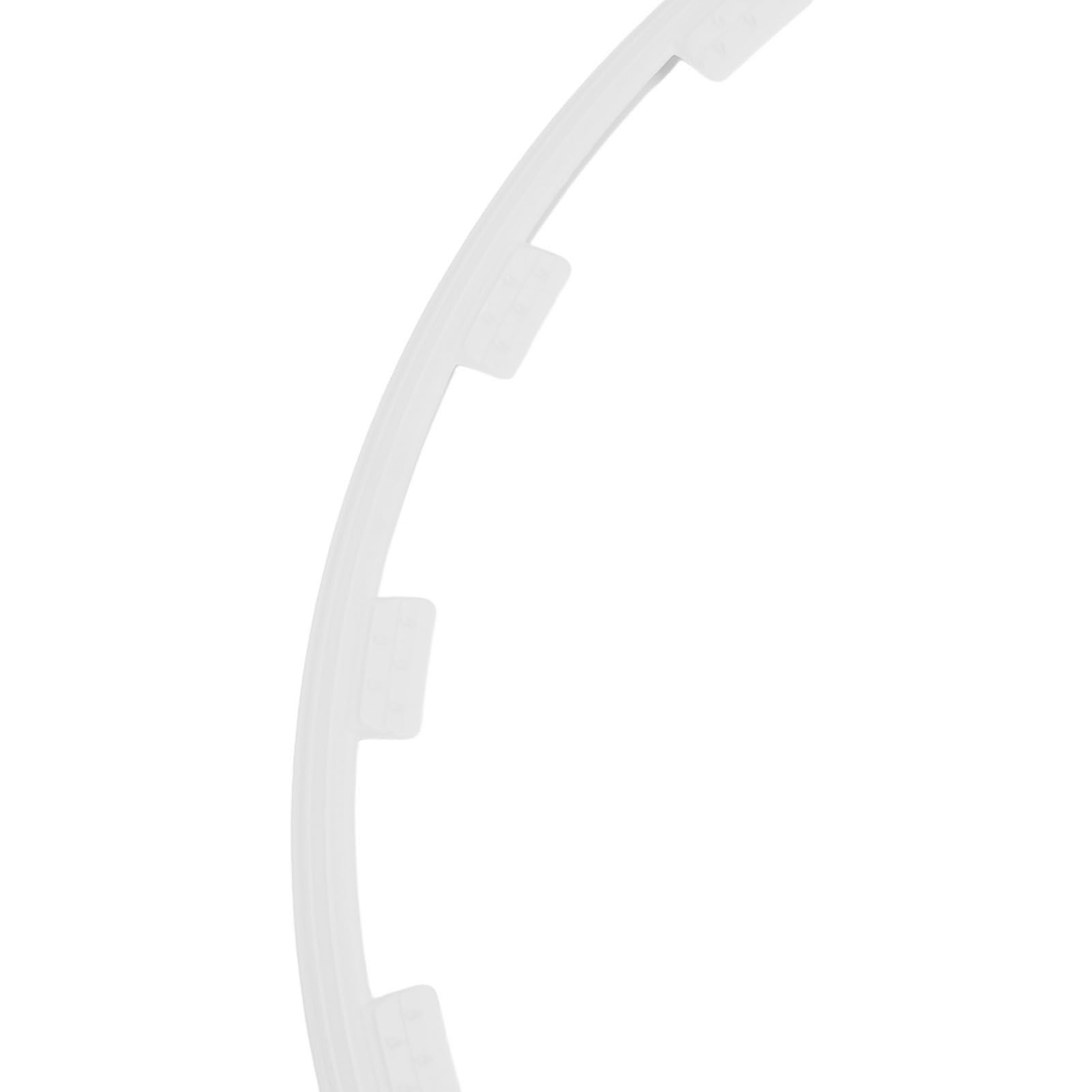 Felgenschutzring, Kratzfest, Universelle Passform, Ersatz für 18-Zoll- von 2017 Bis 2023, Nylon-Material, Stil und Schutz (White)