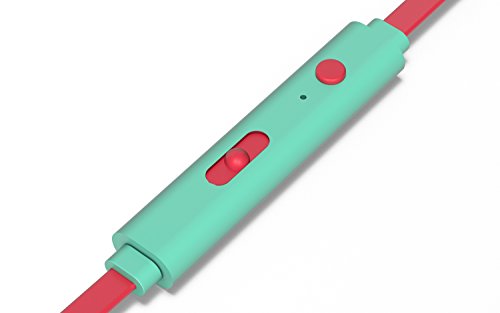 Swing - Earphones with Microphone - Berry