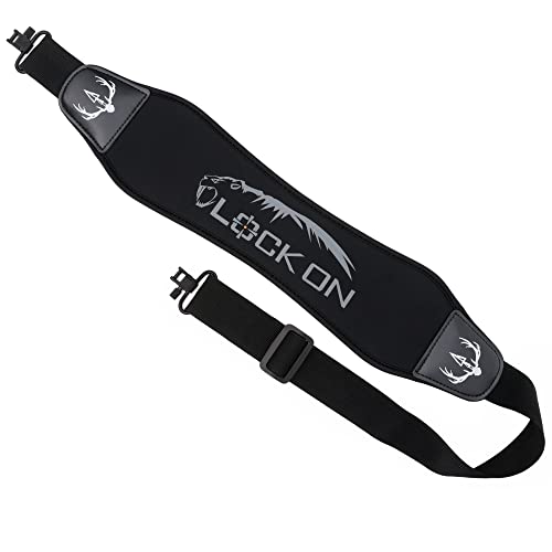 SUNYA Neoprene Crossbow Sling Wide and Thick Padded on Shoulder Strap with Swivels