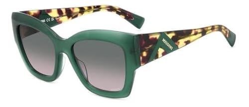 Lunettes de soleil Missoni Mis 0154/s pour femme en acétate vert havane taille 53