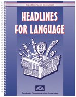 Headlines for Language 1575030004 Book Cover
