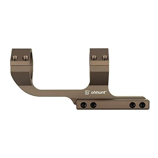 ohhunt 1 inch Scope Mount 30mm Scope Mounts Cantilever Scope Mounts for 25.4mm 30mm Tube Rifle scopes (Tan)