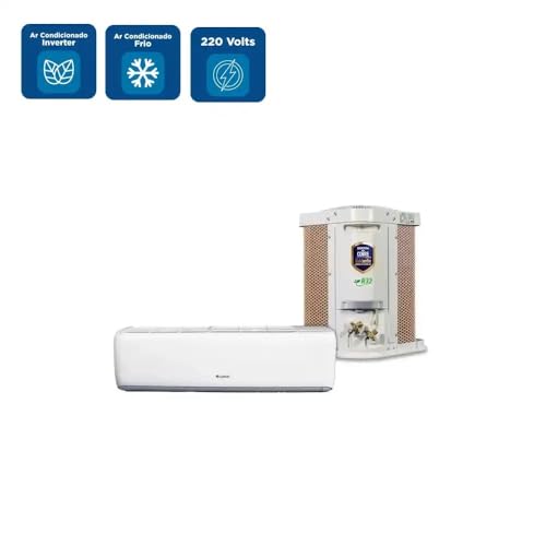 Ar Condicionado Split Hi Wall Gree G-Top Auto Inverter 12000 BTU/h Frio GWC12ATC-D6DNA1B/I – 220 Volts
