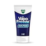 Vicks VapoFreeze Menthol Pain Relieving Cream 3oz, for Muscles & Joint Pain Associated with Arthritis, Simple Backaches, Strains, Sprains, Bruises, Vicks Vapors, Penetrating Formula