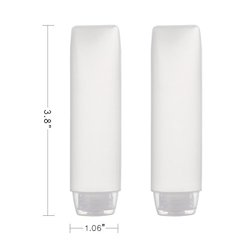 Oto 6 Pack Travel Size Plastic Squeeze Bottles For Liquids, 30Ml/1 Fl. Oz Tsa Approved Makeup Toiletry Cosmetic Containers #TOP1