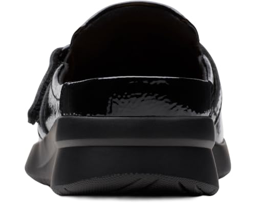 Clarks Collection Women's Ellowyn Amelia Clog, Black Crinkle Patent, 6 M US by Clarks - Image 2