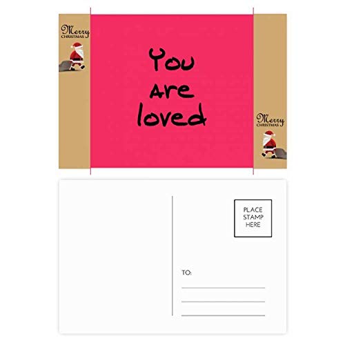 Cartes postales You are Loved par lot de 20 de format standard pour correspondance