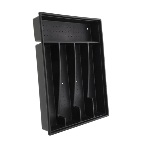 iplusmile Organizer con Portaposate Multi Scomparti in PP Contenitore per Posate Bacchette e Portautensili Rettangolare Riutilizzabile e Facile da