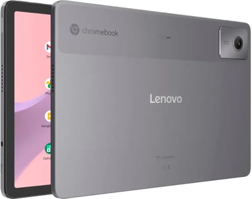 Image of Lenovo - Duet 11 Chromebook - 11 inch 2K LCD Touchscreen 2-in-1 Tablet - MediaTek Kompanio 838-4GB RAM - 128GB - eMMC with Keyboard - Luna Gray