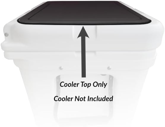 Tundra 45 Cooler Lid Tops - EVA Foam YETI Chest Cooler Peel and Stick Comfort Pad - Hard Side Camping, Boating, Tail Gate, Ice Box Top Cushion