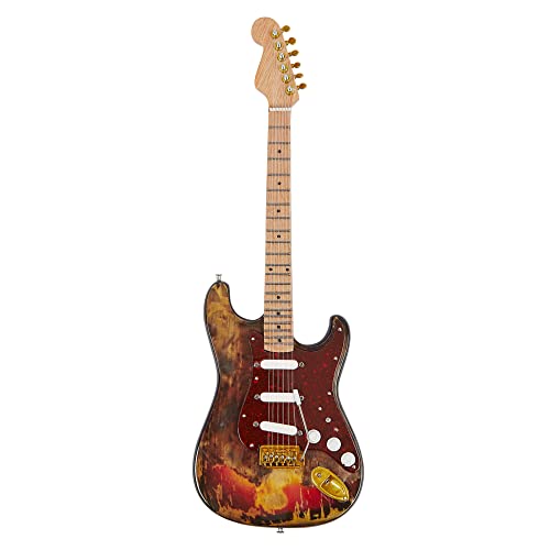 Réplique de la Jimi Hendrix – Reproduction miniature de guitare - Les Beatles, Paul McCartney, John Lennon, RIngo Starr, George Harrison Réplique de la Jimi Hendrix - Reproduction miniature de guitare – Image 3