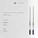 Cross Classic Century Lustrous Chrome Ballpoint Pen - Refillable Pen for Effortless Writing - Black Ink - Durable Construction - Premier Distinctive Look - Gift-Ready