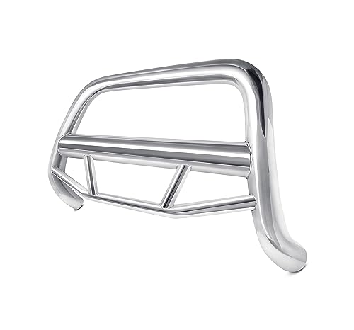 Image of Black Horse Max Bull Bar No Skid Plate Stainless Steel Compatible with 2019-2024 Ram 1500 Classic (Excl.Rebel & Warlock Trims)|2009-2018 Ram 1500 (Excl.Rebel & Warlock Trims)-MBS-DOE1011
