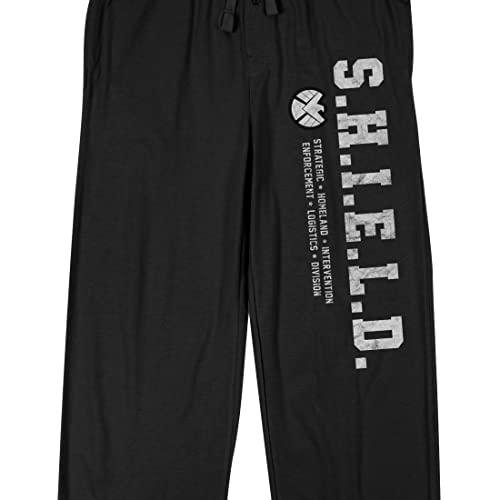 Captain Marvel S.h.i.e.l.d Sleep Pajama Pants Pajamas-Medium Black #TOP1
