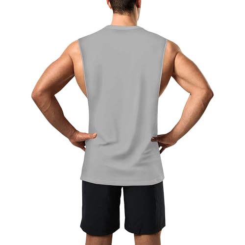 Image of Zhyaj Summer Tanks Top for Men Flag Graphic Print Sleeveless Shirts Casual Working Out Vest T-Shirts Loose-Fit Men's Tank