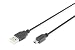 Produktbild DIGITUS USB 2.0 Anschlusskabel - 1.8 m - USB A (St) zu USB Mini B (5 Pin) (St) - 480 Mbit/s - Blister - Schwarz